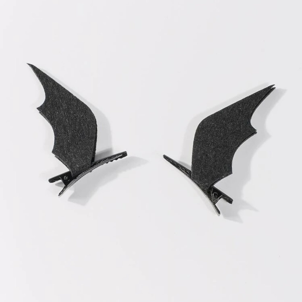 FREE ADD-ON WITH PURCHASE Bat Hair Clips NEW